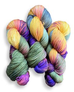 Dyed to Order Four Ply Fingering - Haunted Disco