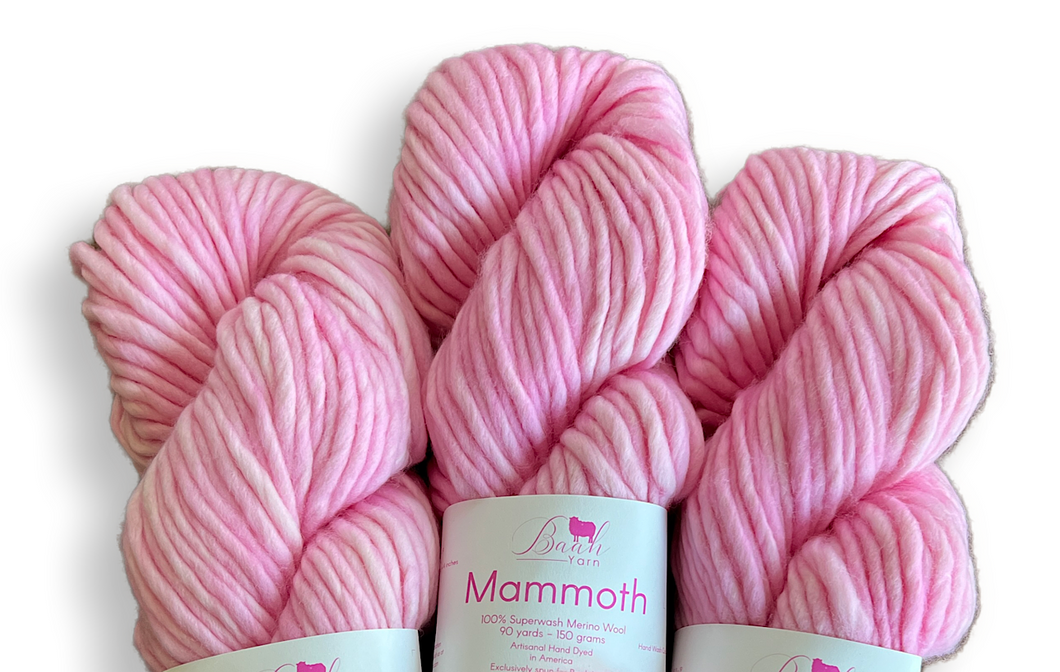 Baah Yarn Mammoth - Pink Nail Polish