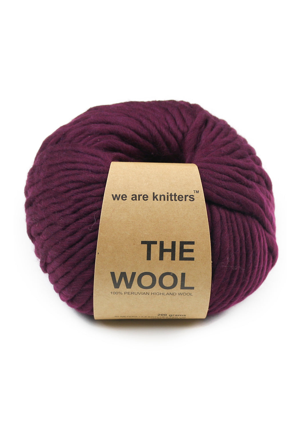 We Are Knitters The Wool - Bordeaux