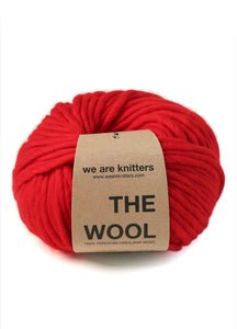 We Are Knitters The Wool - Bright Red