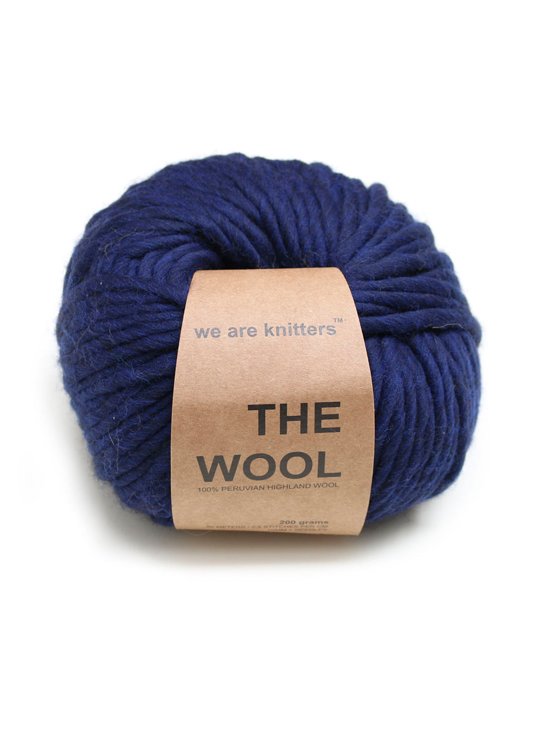 We Are Knitters The Wool - Navy Blue