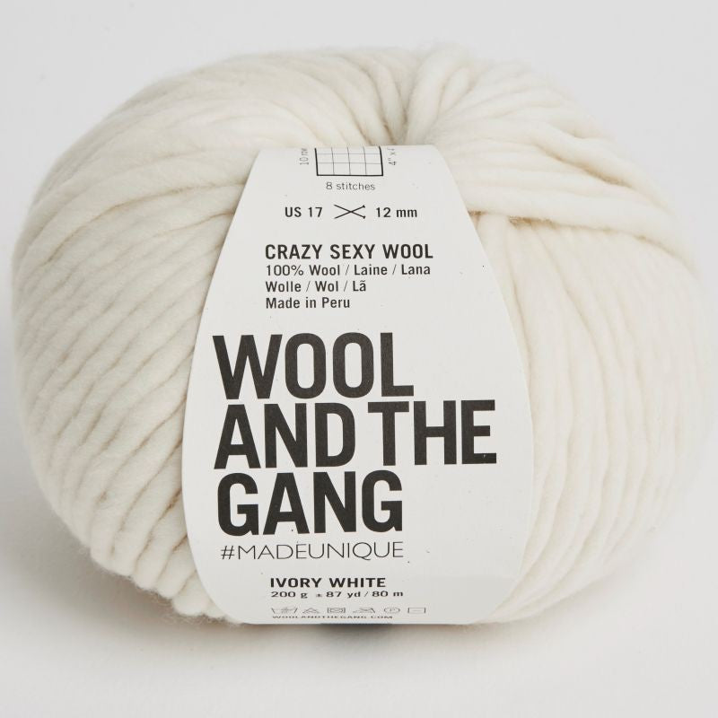 Wool and the Gang Crazy Sexy Wool - Ivory White